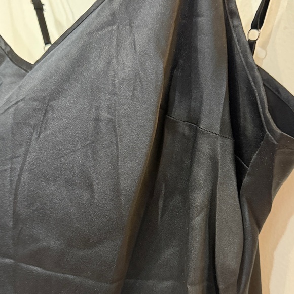 Reformation Black 100% Silk Dress Size 6 $298 - Picture 9 of 11